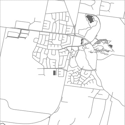 ROAD MAP OF CHURCHILL, AUSTRALIA BY MAPBAKES