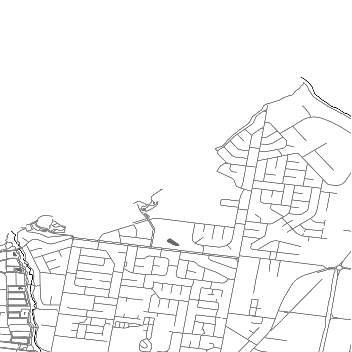 ROAD MAP OF CLIFTON SPRINGS, AUSTRALIA BY MAPBAKES