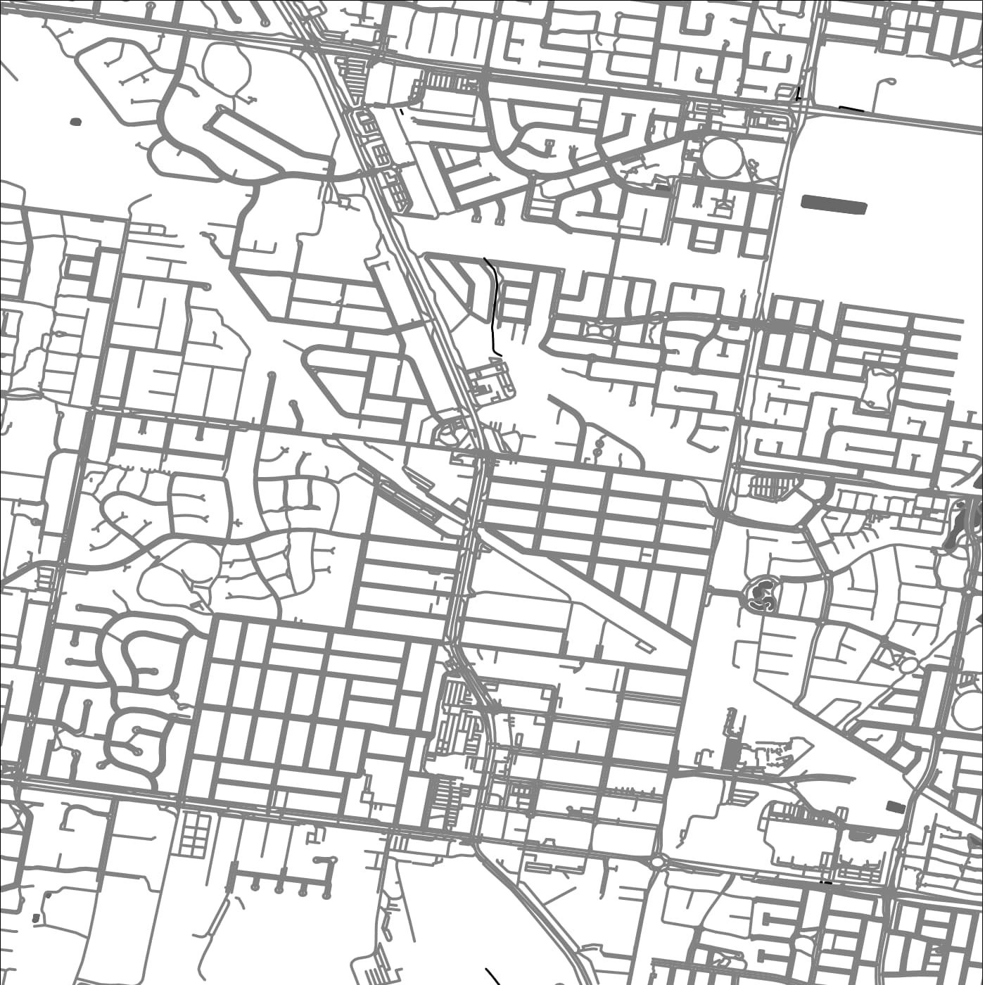 ROAD MAP OF CRANBOURNE, AUSTRALIA BY MAPBAKES