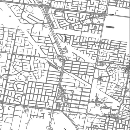 ROAD MAP OF CRANBOURNE, AUSTRALIA BY MAPBAKES