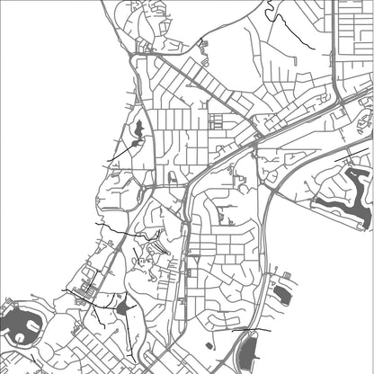 ROAD MAP OF DARWIN, AUSTRALIA BY MAPBAKES