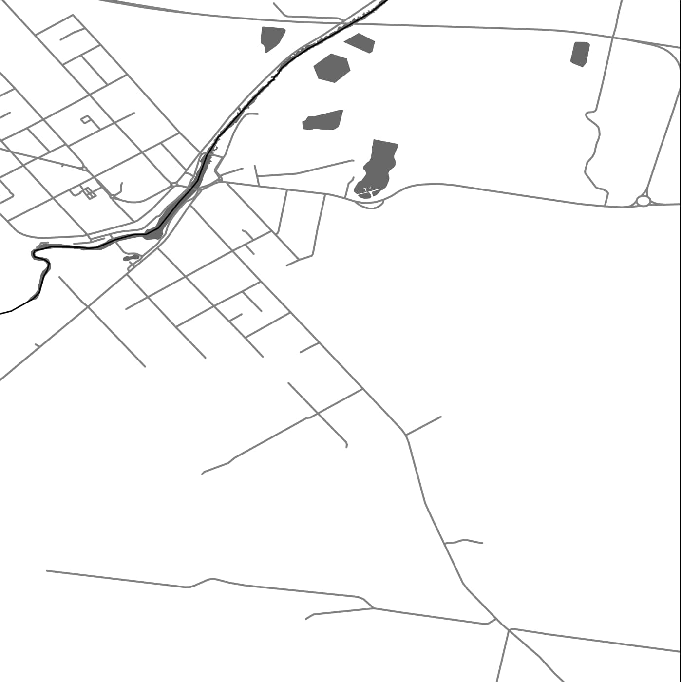 ROAD MAP OF DELORAINE, AUSTRALIA BY MAPBAKES