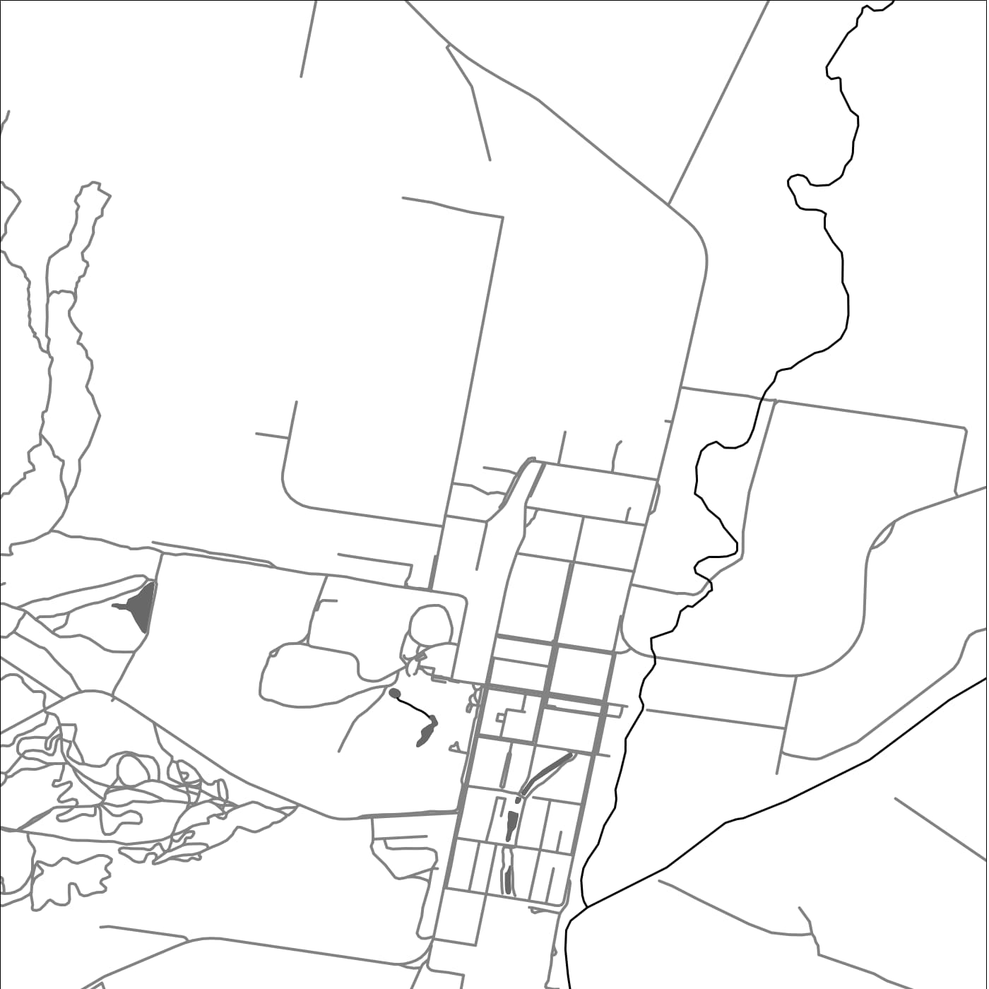 ROAD MAP OF DENMAN, AUSTRALIA BY MAPBAKES