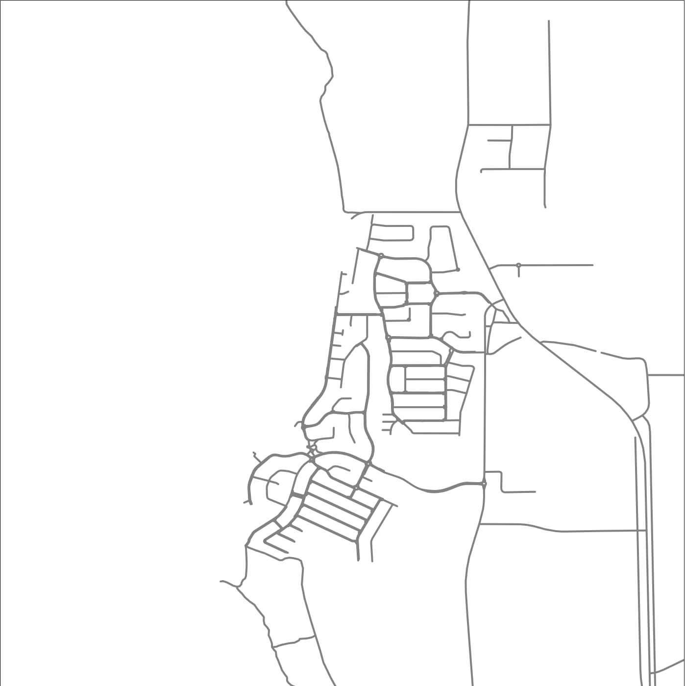 ROAD MAP OF DRUMMOND COVE, AUSTRALIA BY MAPBAKES