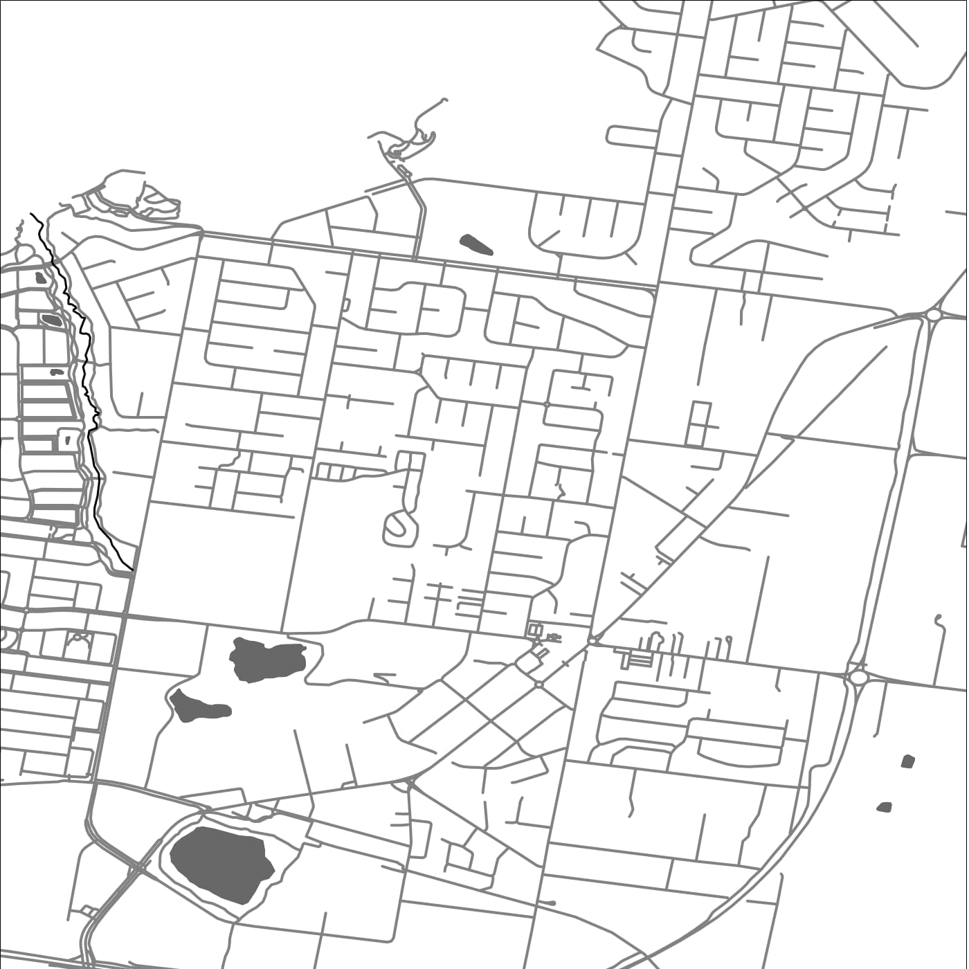 ROAD MAP OF DRYSDALE, AUSTRALIA BY MAPBAKES