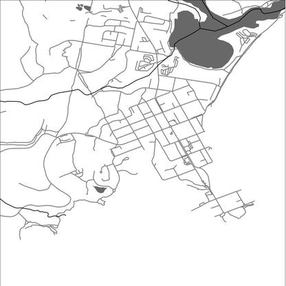 ROAD MAP OF EDEN, AUSTRALIA BY MAPBAKES