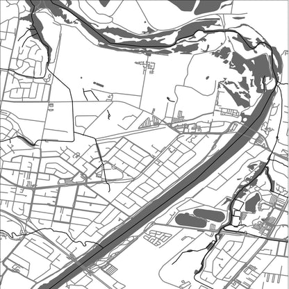 ROAD MAP OF EMU PLAINS, AUSTRALIA BY MAPBAKES