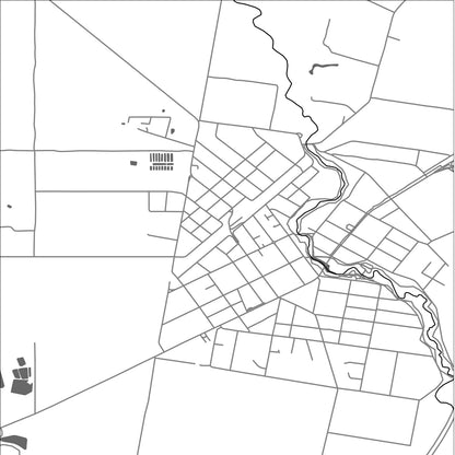 ROAD MAP OF EUROA, AUSTRALIA BY MAPBAKES