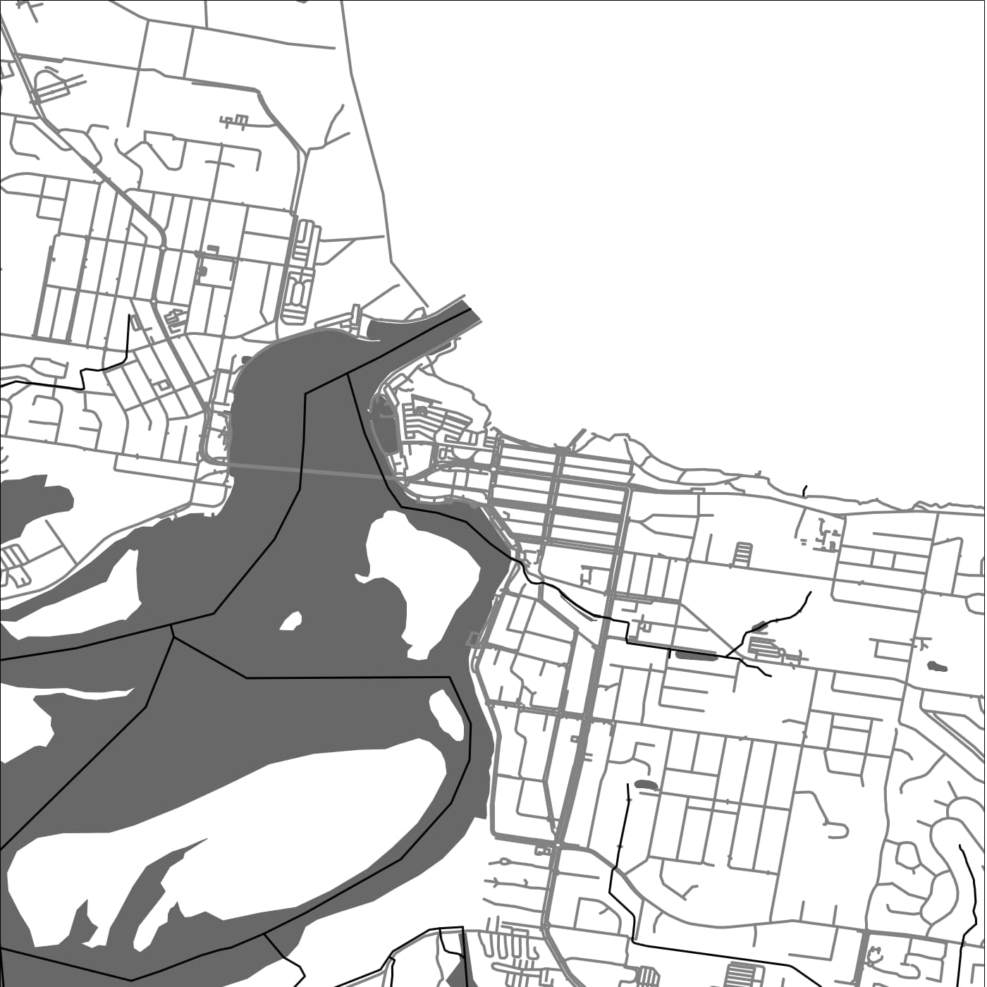 ROAD MAP OF FORSTER, AUSTRALIA BY MAPBAKES