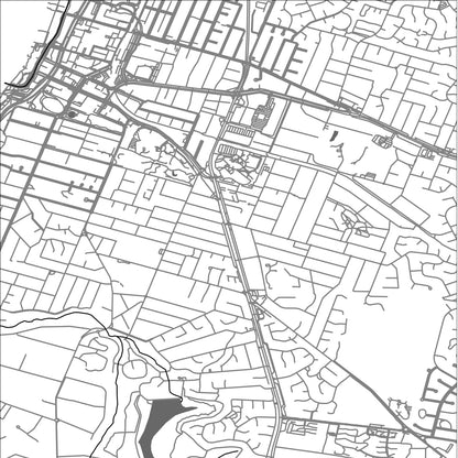 ROAD MAP OF FRANKSTON, AUSTRALIA BY MAPBAKES