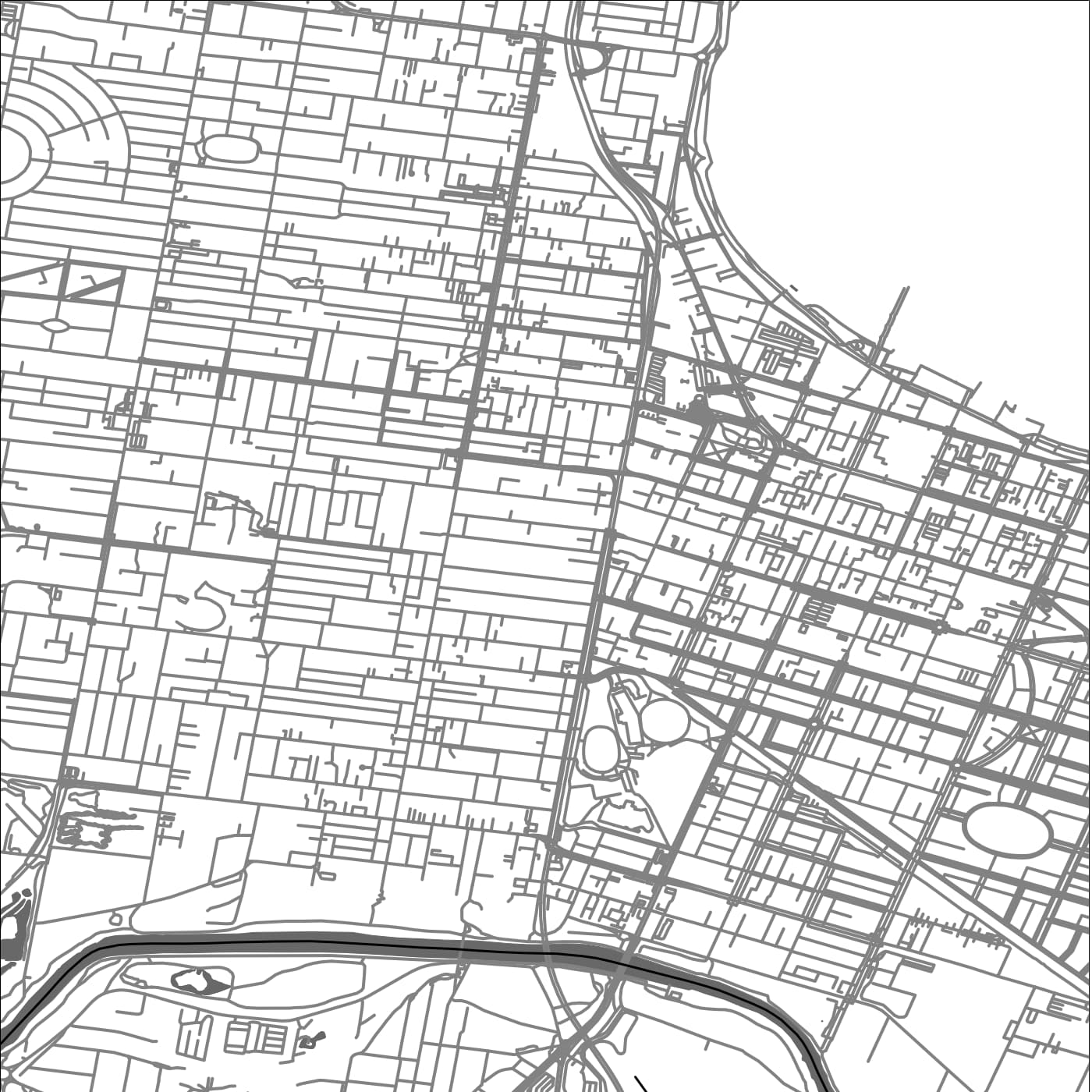 ROAD MAP OF GEELONG, AUSTRALIA BY MAPBAKES