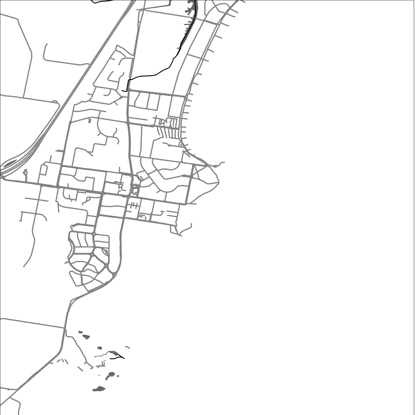 ROAD MAP OF GERRINGONG, AUSTRALIA BY MAPBAKES