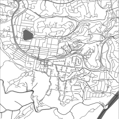 ROAD MAP OF GLENBROOK, AUSTRALIA BY MAPBAKES