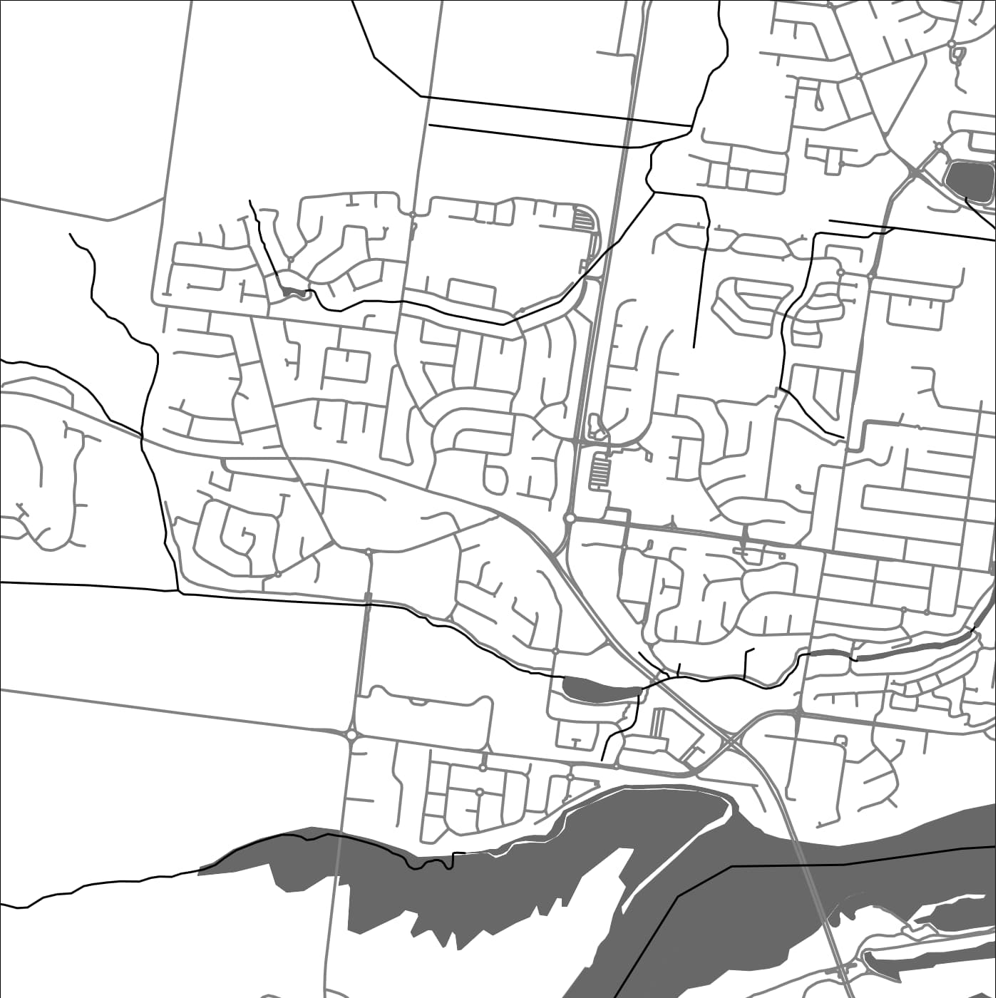 ROAD MAP OF GLENELLA, AUSTRALIA BY MAPBAKES