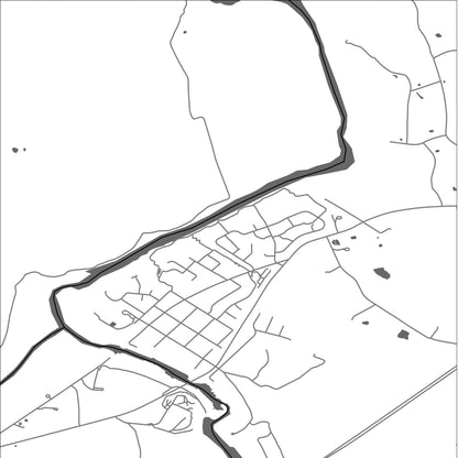 ROAD MAP OF HADSPEN, AUSTRALIA BY MAPBAKES