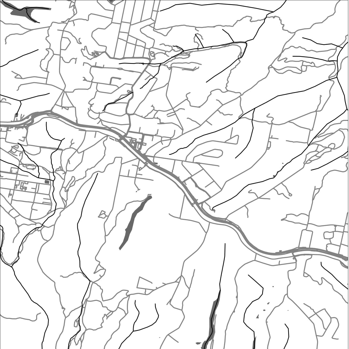 ROAD MAP OF HAZELBROOK, AUSTRALIA BY MAPBAKES