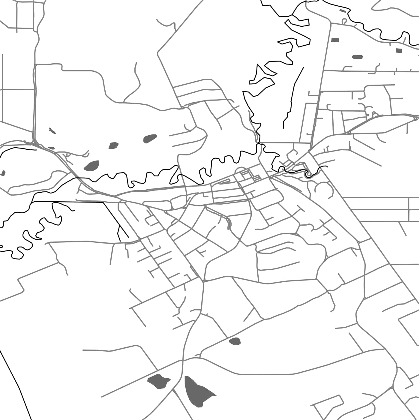 ROAD MAP OF HEALESVILLE, AUSTRALIA BY MAPBAKES