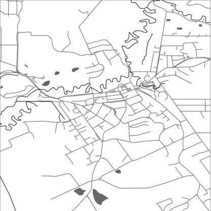 ROAD MAP OF HEALESVILLE, AUSTRALIA BY MAPBAKES