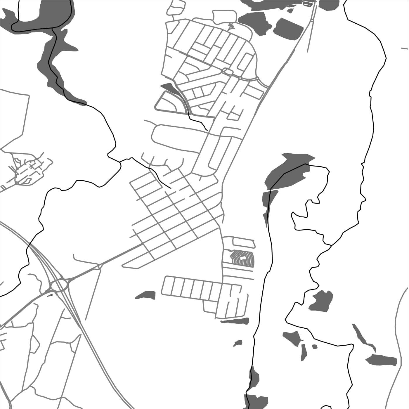 ROAD MAP OF HEDDON GRETA, AUSTRALIA BY MAPBAKES