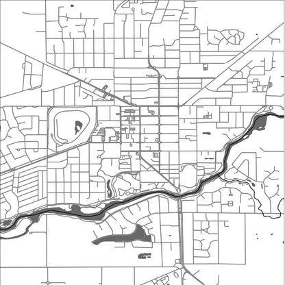 ROAD MAP OF HORSHAM, AUSTRALIA BY MAPBAKES