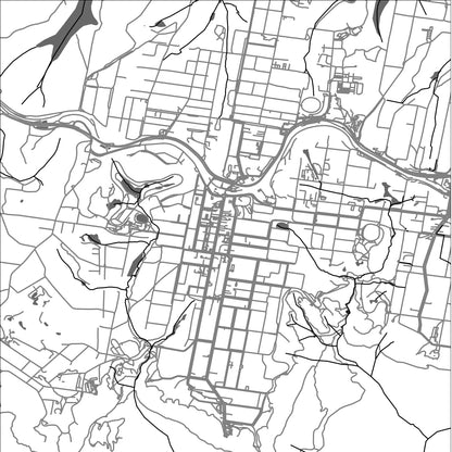 ROAD MAP OF KATOOMBA, AUSTRALIA BY MAPBAKES