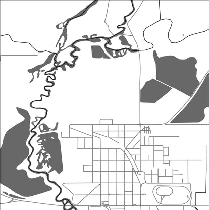 ROAD MAP OF KERANG, AUSTRALIA BY MAPBAKES