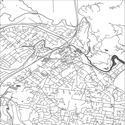 ROAD MAP OF KINGSTON, AUSTRALIA BY MAPBAKES