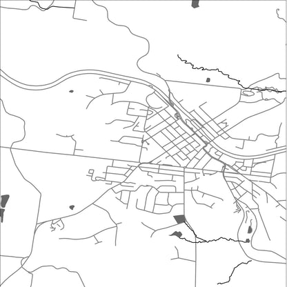 ROAD MAP OF KORUMBURRA, AUSTRALIA BY MAPBAKES