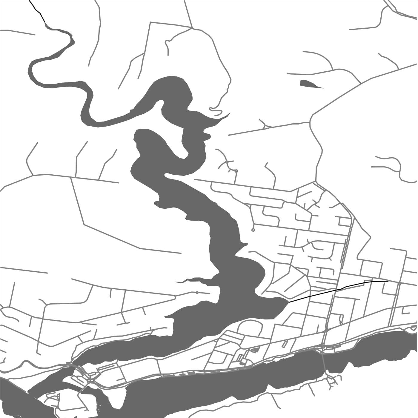 ROAD MAP OF LAKES ENTRANCE, AUSTRALIA BY MAPBAKES