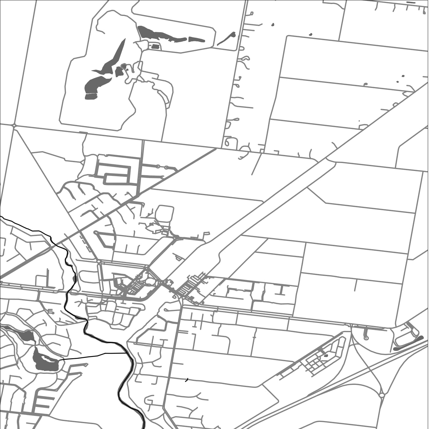 ROAD MAP OF LARA, AUSTRALIA BY MAPBAKES