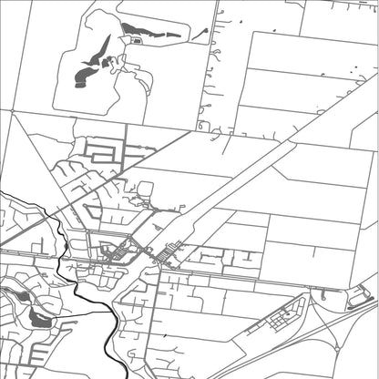 ROAD MAP OF LARA, AUSTRALIA BY MAPBAKES