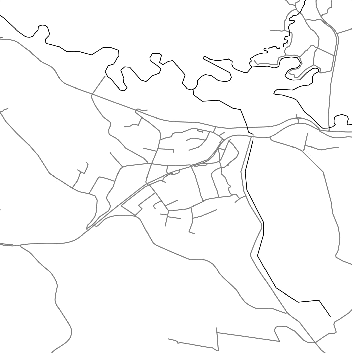 ROAD MAP OF LAUNCHING PLACE, AUSTRALIA BY MAPBAKES