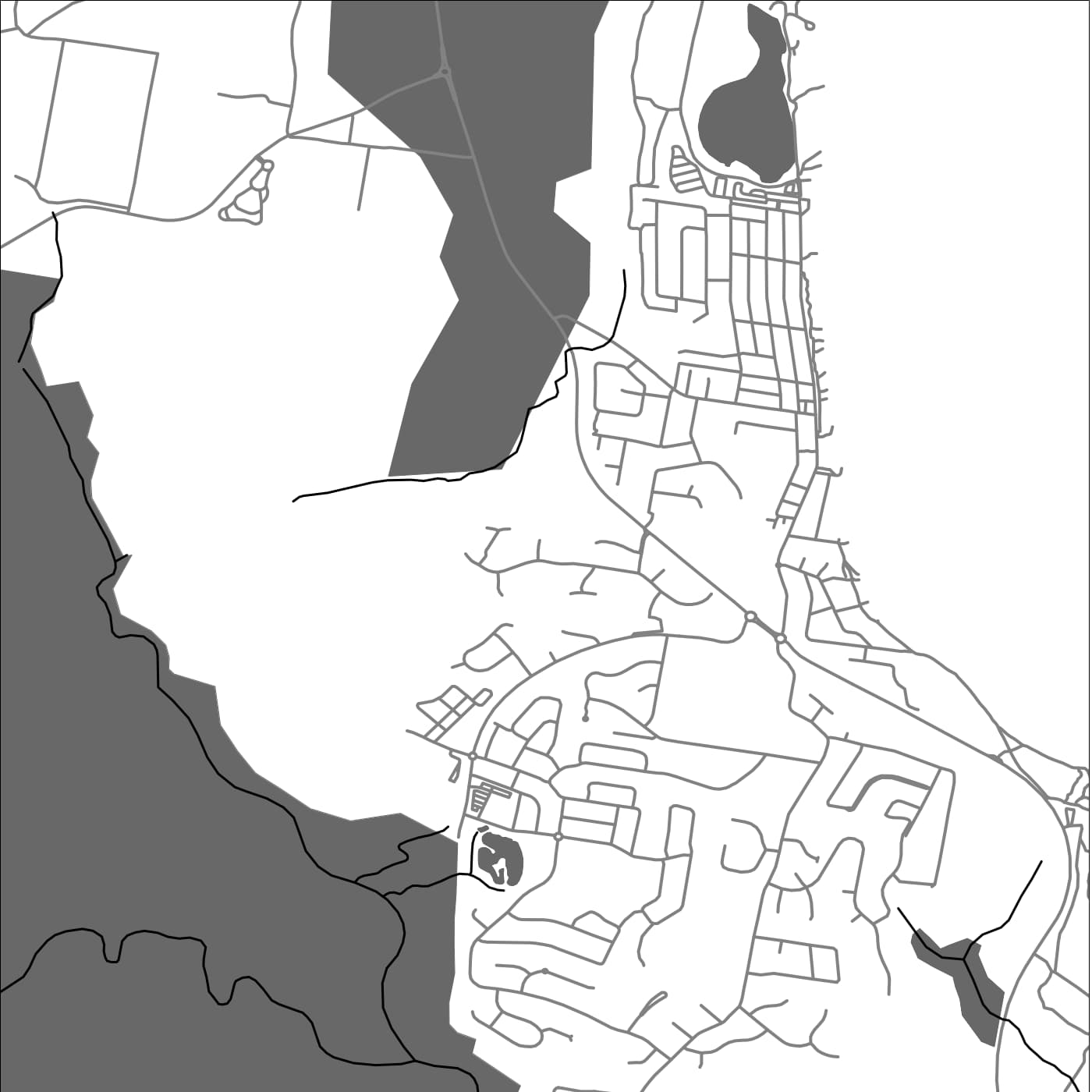 ROAD MAP OF LENNOX HEAD, AUSTRALIA BY MAPBAKES