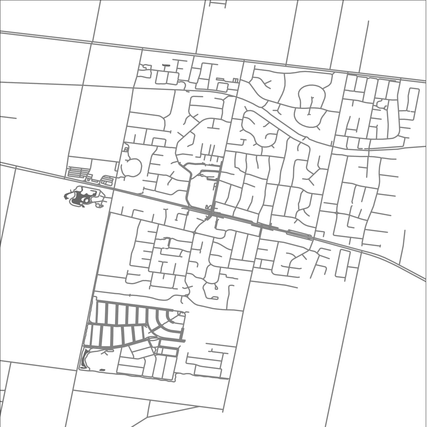 ROAD MAP OF LEOPOLD, AUSTRALIA BY MAPBAKES