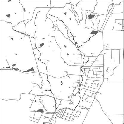 ROAD MAP OF LOBETHAL, AUSTRALIA BY MAPBAKES