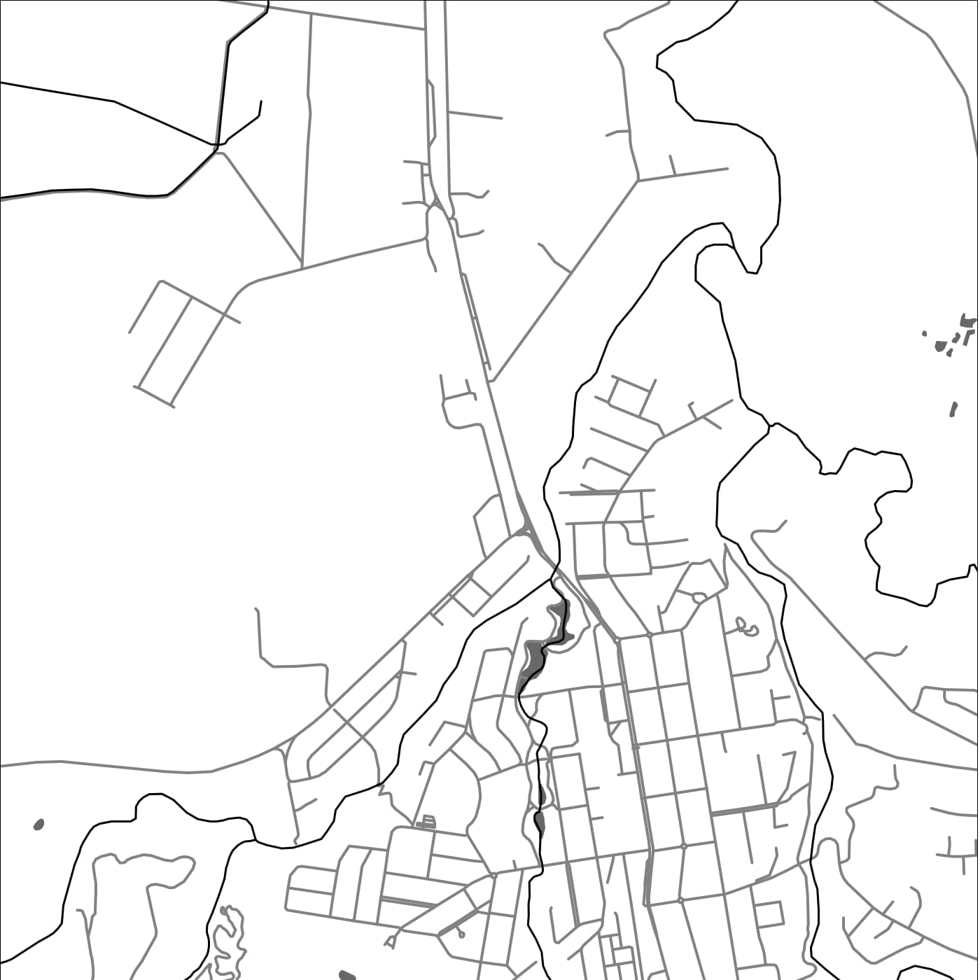 ROAD MAP OF MAREEBA, AUSTRALIA BY MAPBAKES