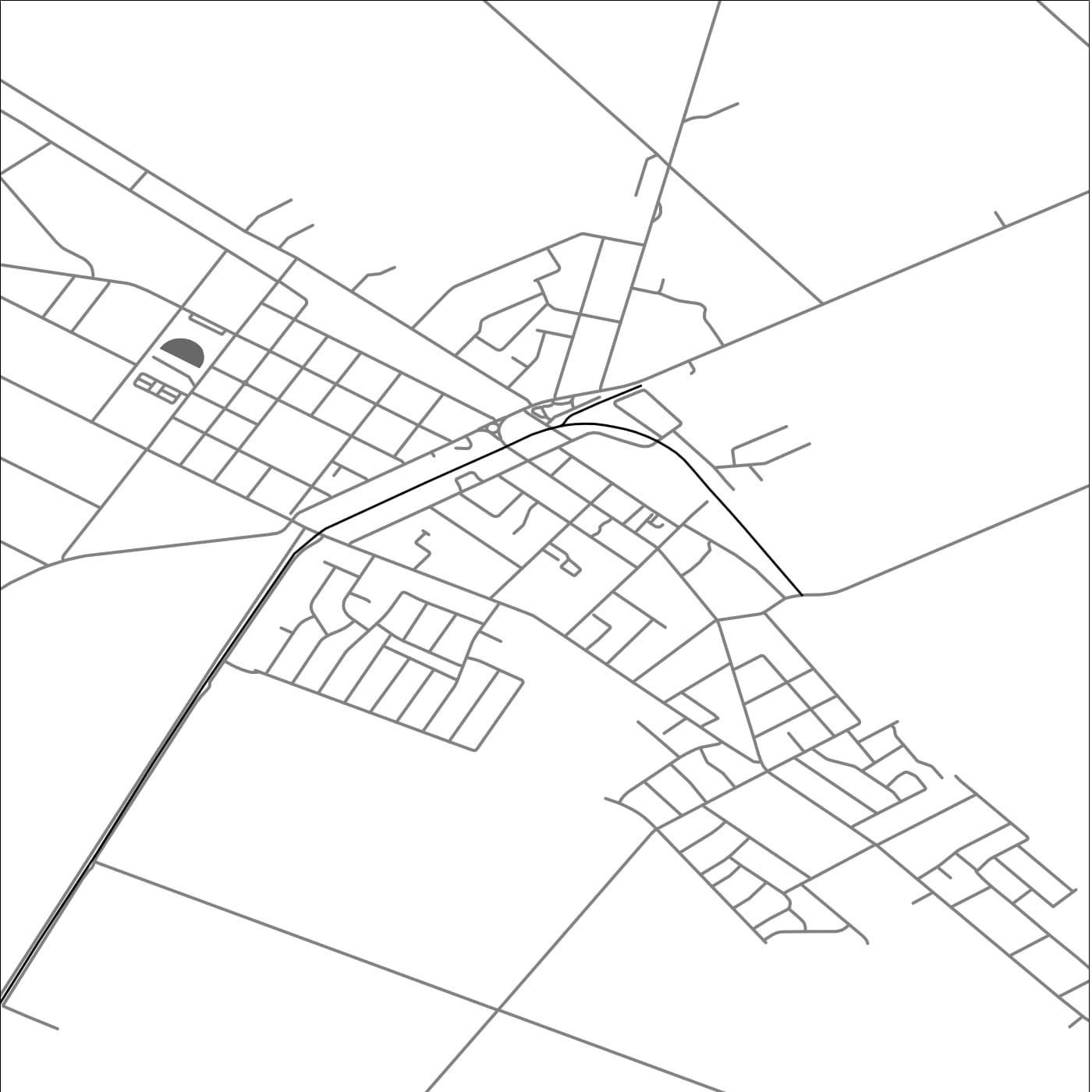 ROAD MAP OF MILLICENT, AUSTRALIA BY MAPBAKES