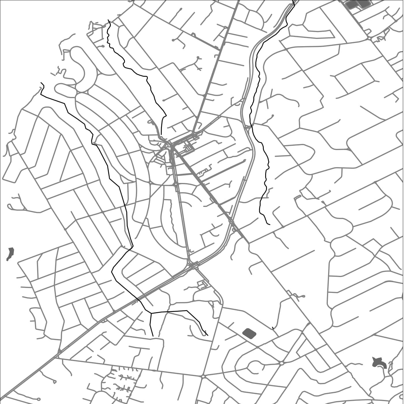 ROAD MAP OF MOUNT ELIZA, AUSTRALIA BY MAPBAKES