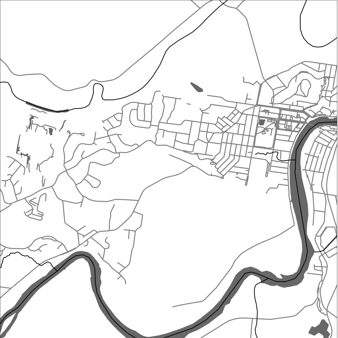 ROAD MAP OF MURWILLUMBAH, AUSTRALIA BY MAPBAKES