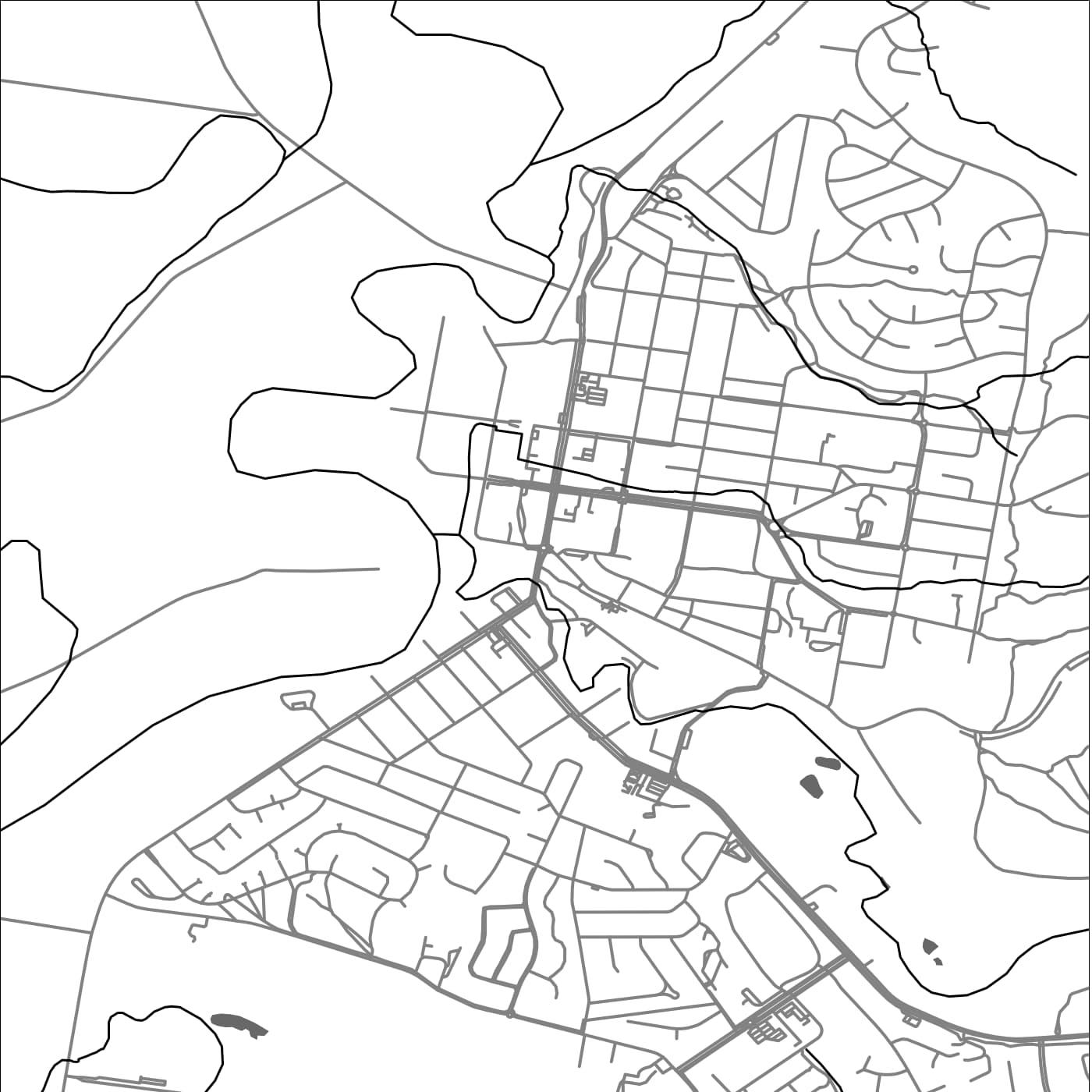 ROAD MAP OF MUSWELLBROOK, AUSTRALIA BY MAPBAKES