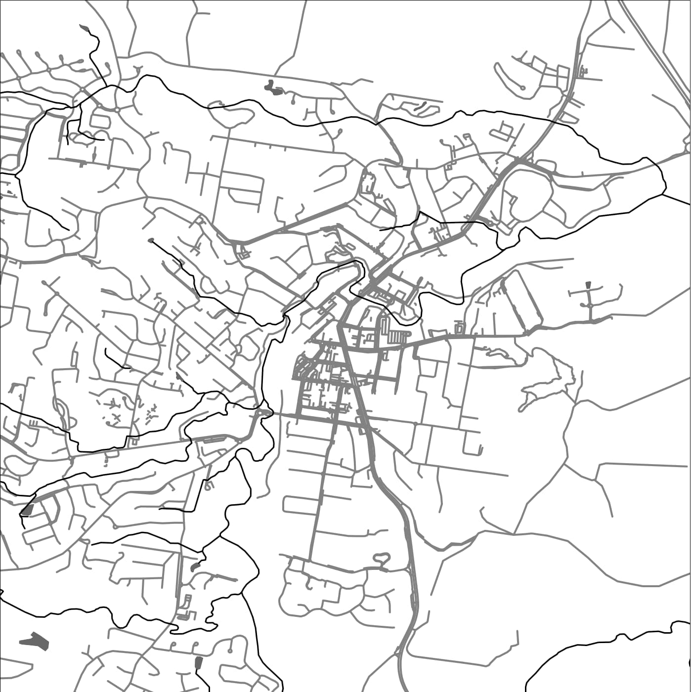 ROAD MAP OF NAMBOUR, AUSTRALIA BY MAPBAKES