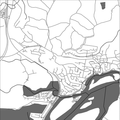 ROAD MAP OF NAMBUCCA HEADS, AUSTRALIA BY MAPBAKES