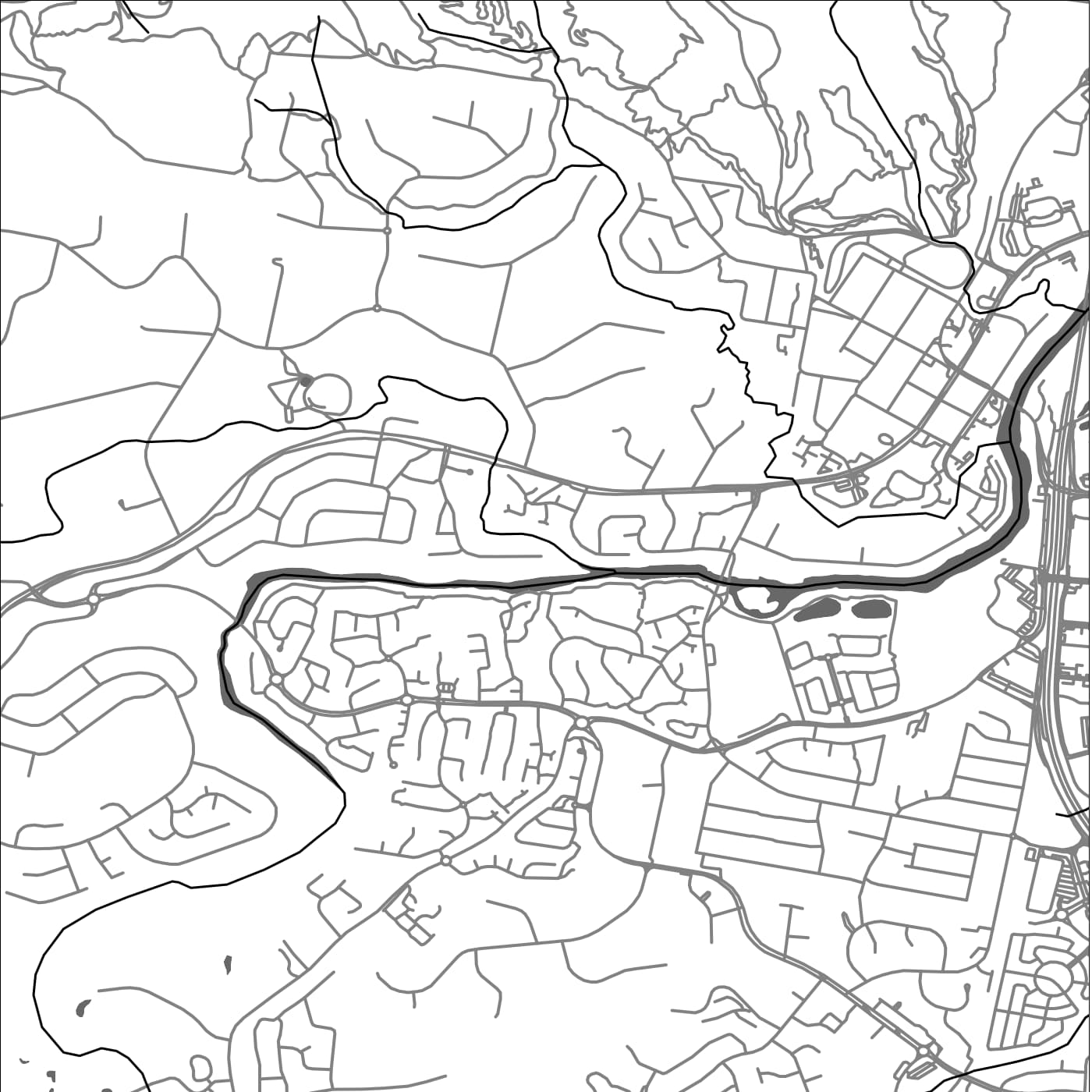 ROAD MAP OF NERANG, AUSTRALIA BY MAPBAKES