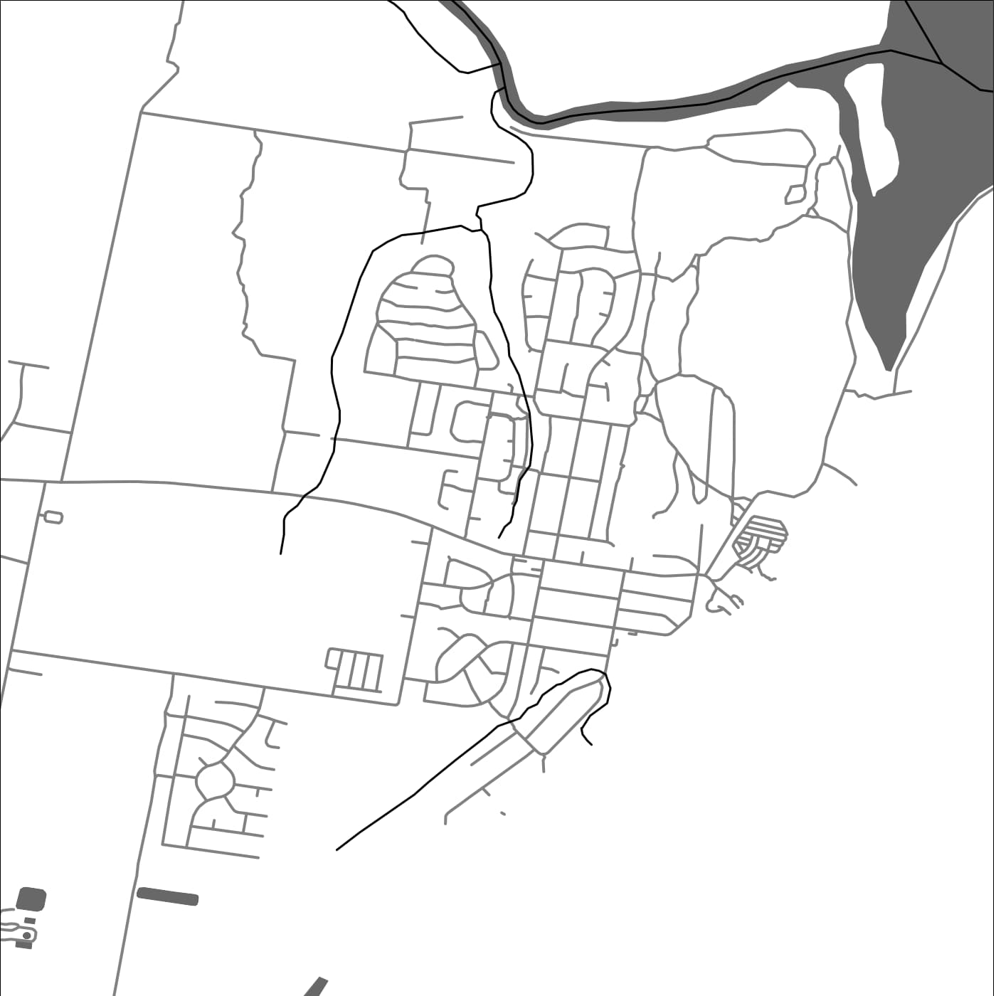 ROAD MAP OF OLD BAR, AUSTRALIA BY MAPBAKES