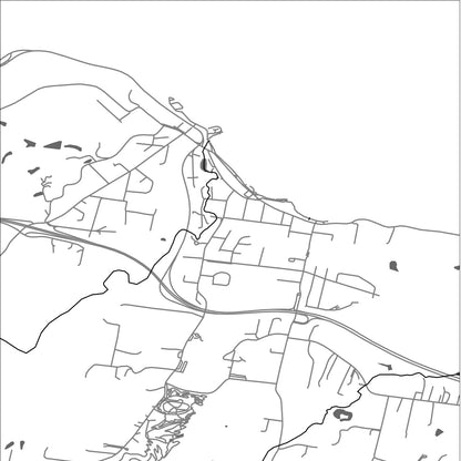 ROAD MAP OF PENGUIN, AUSTRALIA BY MAPBAKES