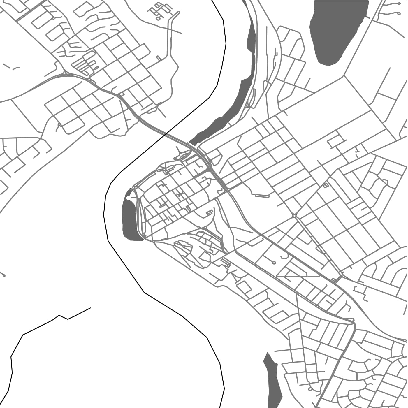 ROAD MAP OF PORT AUGUSTA, AUSTRALIA BY MAPBAKES