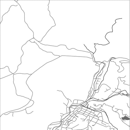 ROAD MAP OF QUEENSTOWN, AUSTRALIA BY MAPBAKES