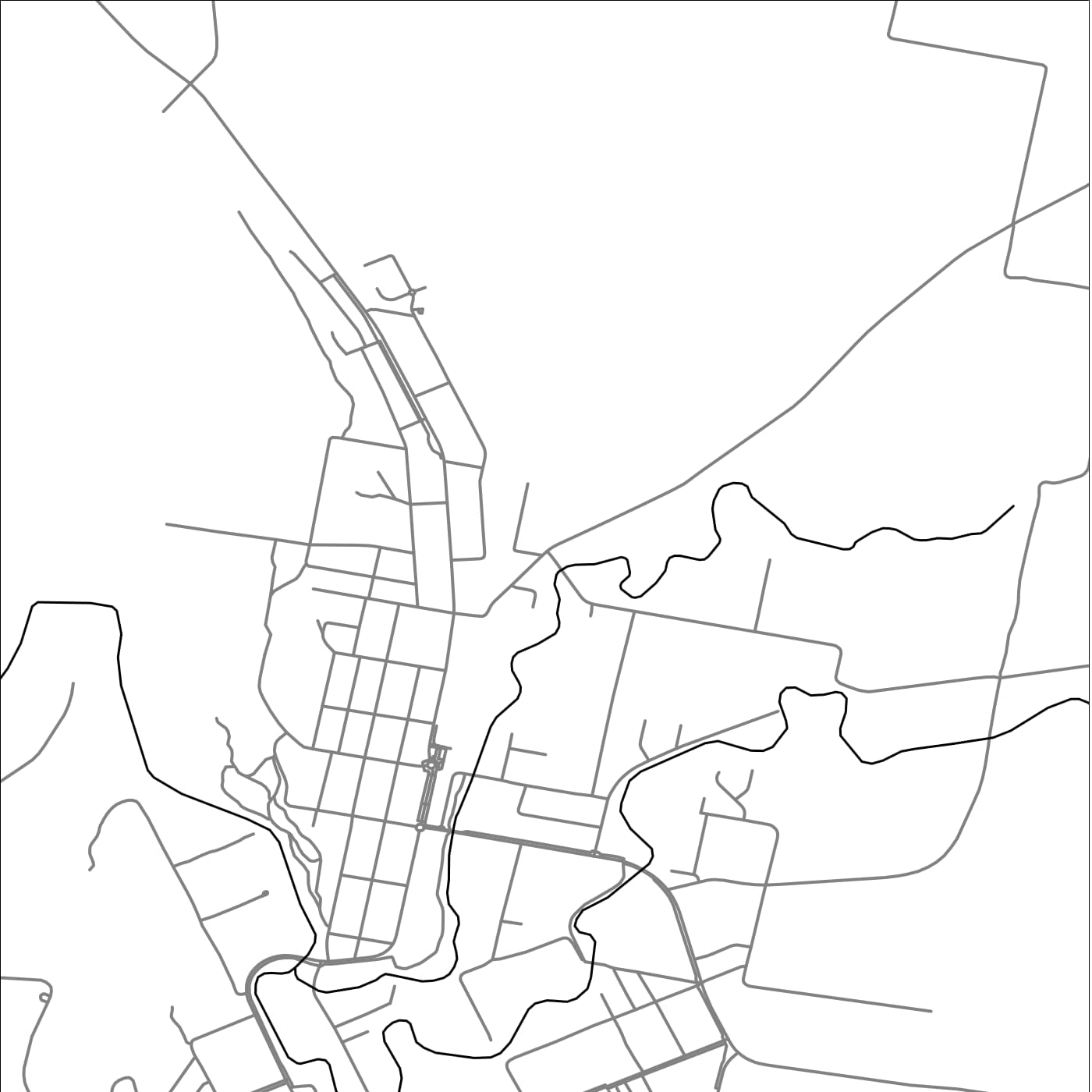 ROAD MAP OF QUIRINDI, AUSTRALIA BY MAPBAKES