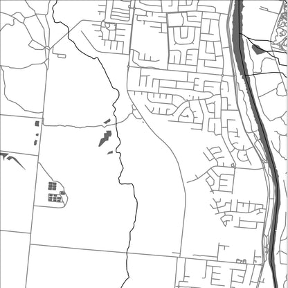 ROAD MAP OF RASMUSSEN, AUSTRALIA BY MAPBAKES