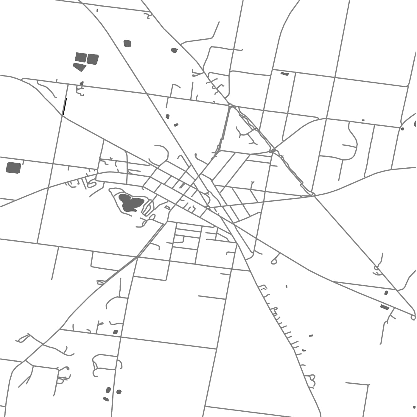 ROAD MAP OF RUTHERGLEN, AUSTRALIA BY MAPBAKES